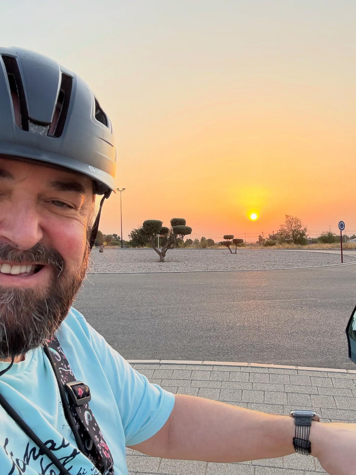 Juanma Cifuentes en bicicleta